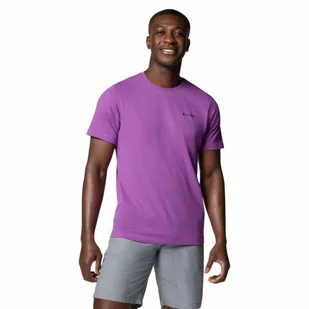 Męska koszulka Columbia Thistletown Hills™ Short Sleeve razzle heather - L - Koszulki męskie - miniaturka - grafika 1