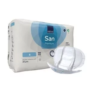 ABENA SAN PREMIUM 6 Pieluchy anatomiczne, 34szt. - >>> DARMOWA od 99zł <<<- - Pieluchy dla dorosłych - miniaturka - grafika 1