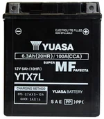 Części motocyklowe - YUASA YTX7L MF AGM 6,3Ah 100A 12V P+ Akumulator motocyklowy - miniaturka - grafika 1