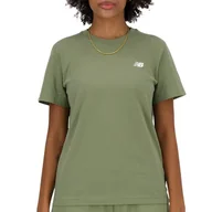 Koszulki sportowe damskie - Koszulka New Balance WT41509DEK - zielona - miniaturka - grafika 1