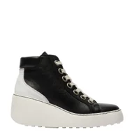 Botki damskie - Botki Fly London DICE 468 Black (Offwhite Sole) Dublin P601468008 - miniaturka - grafika 1
