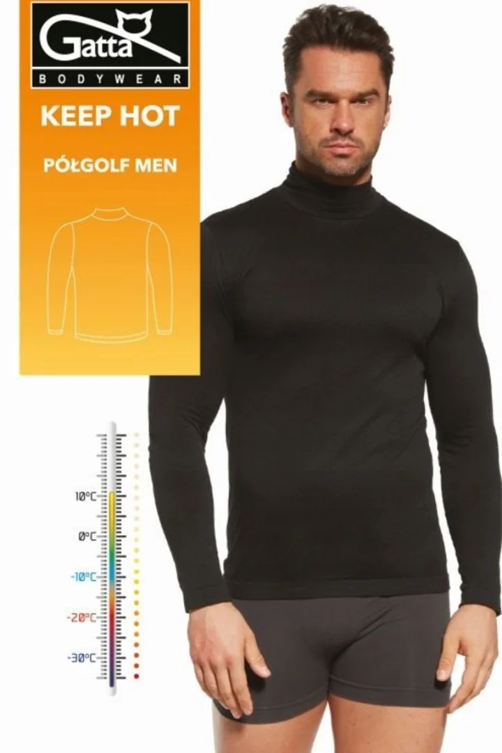 GATTA BODYWEAR PŁGOLF MEN KEEP HOT - BLACK, XL