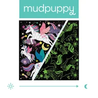 Puzzle - Mudpuppy, Puzzle rodzinne świecące w ciemności Jednorożce, 300 elementów - miniaturka - grafika 1