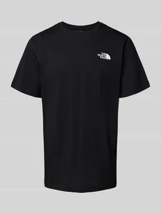 T-shirt z nadrukiem z logo - Koszulki męskie - miniaturka - grafika 1