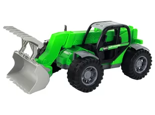 Pojazd Rolniczy Traktor Zielony Dźwig Maszyna Rolnicza - Samochody i pojazdy dla dzieci - miniaturka - grafika 3