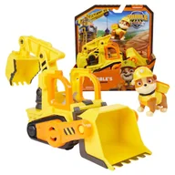 Figurki dla dzieci - Psi Patrol Rubble & Crew Rubble I Jego Ekipa Zestaw Pojazd Budowlany Koparka + Figurka Rubble - miniaturka - grafika 1