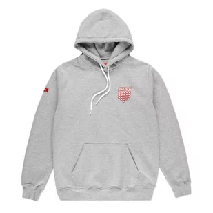 Bluza Prosto Klasyk Hoodie Hert KL222MSWE2062 - szara - Bluzy sportowe męskie - miniaturka - grafika 1