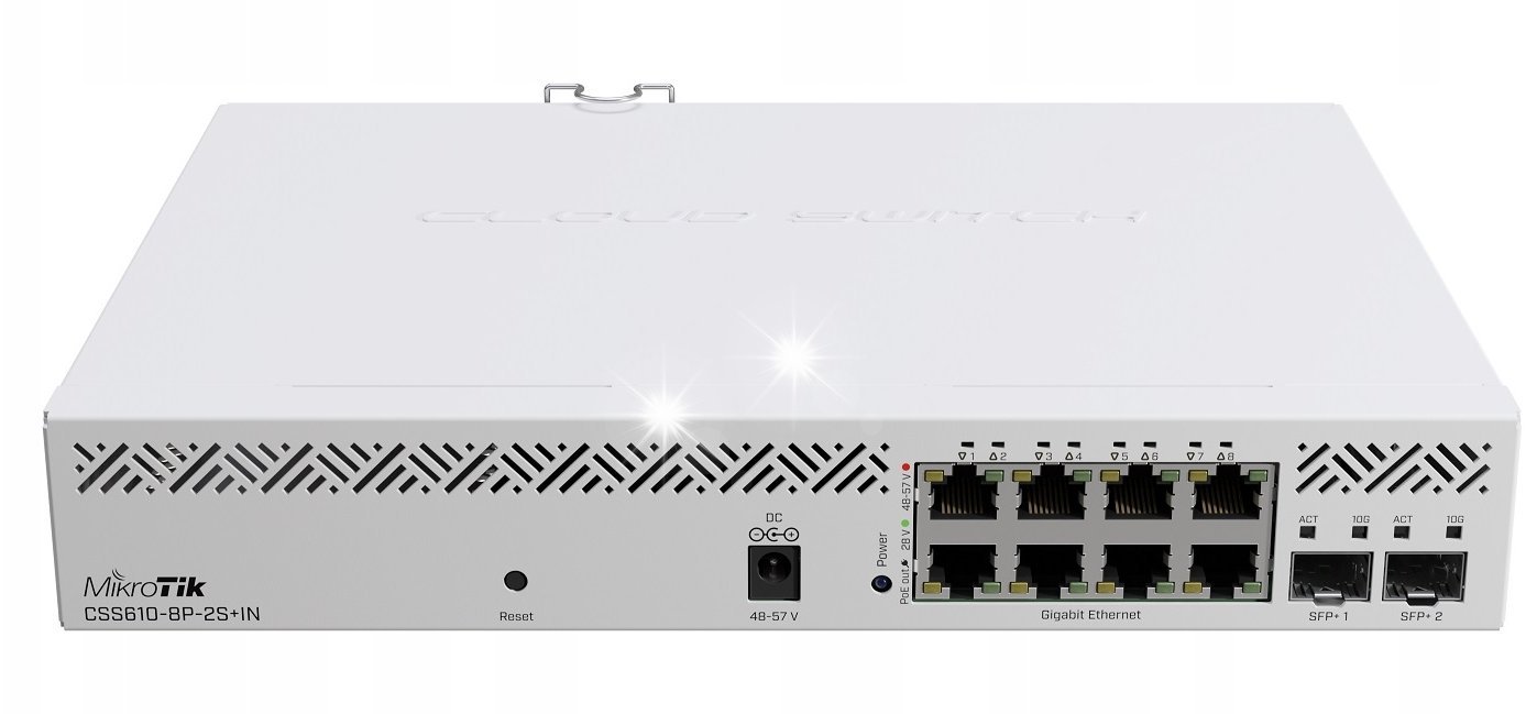 MIKROTIK ROUTERBOARD CSS610-8P-2S+IN