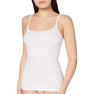 Koszulki i topy damskie - Triumph Katia Basics Shirt01 (1PL35), Biustonosz tank top Kobieta, Biały, 44 - grafika 1