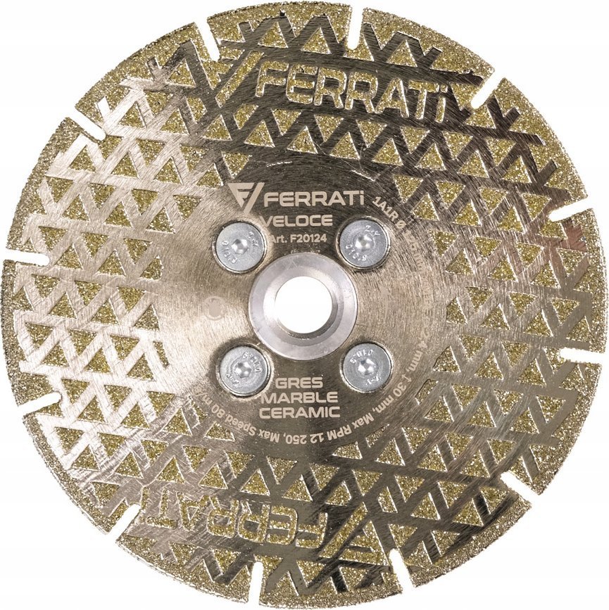 Bahco Tarcza diamentowa Ferrati Veloce 125mm M14F do cięcia ceramiki kamienia