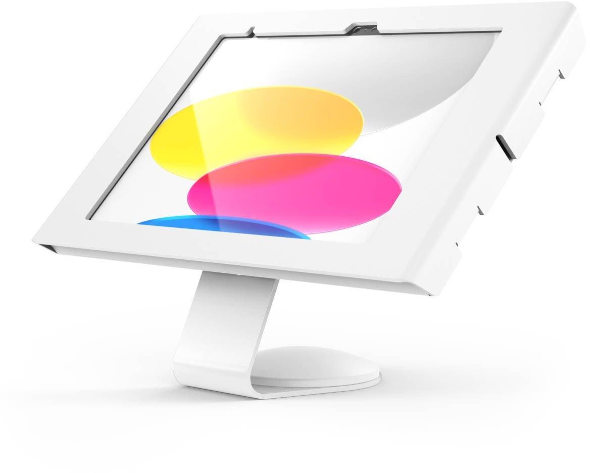 Uchwyt Compulocks Apex - Ustawienie - widoczna kamera przednia/tylna i czujniki - do tabletu - Aluminium - biały - montaż ścienny, montaż biurkowy - do Apple 10.9-calowego iPada 10. generacja, iPad A16