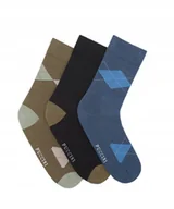 Skarpetki męskie - Skarpety Męskie Skarpetki Bawełniane 3 pary 39-42 PUCCINI SKS22335-3942 - miniaturka - grafika 1