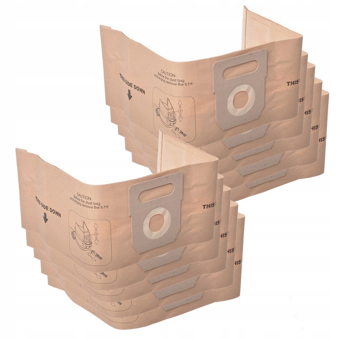 10x Papierowe worki do odkurzacza PROFI 1, PROFI 3