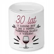 Skarbonki - Skarbonka na Urodziny 30 30te 30-te na Prezent z Nadrukiem ze Zdjęciem - miniaturka - grafika 1