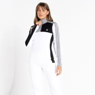 Bluzy sportowe damskie - Dare 2b Damska bluza szybkoschnąca Default III Czarno-biały, Rozmiar: 44 - miniaturka - grafika 1