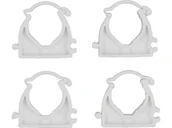 Akcesoria hydrauliczne - UCHWYTY, KLIPSY MONTAŻOWE, INSTALATORSKIE, ZAMYKANE DO RUR I PRZEWODÓW 22MM 4SZT. - miniaturka - grafika 1