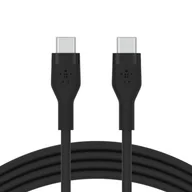 Kable USB - Belkin USB-C USB-C 2.0 Silicone 2m Black - miniaturka - grafika 1