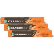 Kawa w kapsułkach i saszetkach - ZESTAW - kapsułki STARBUCKS® Nespresso Smooth Caramel 3x10 szt. - miniaturka - grafika 1