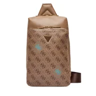 Torby męskie - Saszetka Guess HMMICT P5426 Beżowy - miniaturka - grafika 1