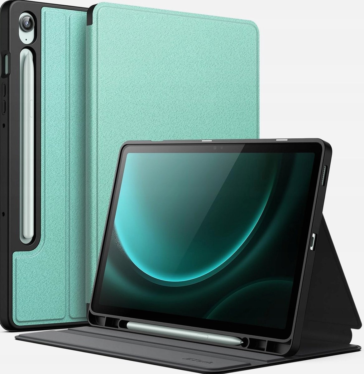 JETech Etui dla Samsung Galaxy Tab S10 Lite / S10 FE / S9 FE 10,9 Cala z S Pen Uchwytem, Slim Folio Stojak Ochronny Tabletu Case, Wiele Kąta Widzeni..