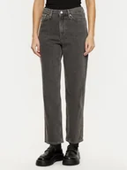 Spodnie damskie - Tommy Jeans Jeansy DW0DW19593 Czarny Regular Fit - miniaturka - grafika 1