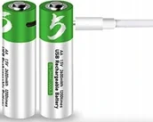Ładowarki i akumulatory - Pan i Pani Gadżet Baterie Paluszki Akumulator-ki AA 2 szt USB-C - miniaturka - grafika 1