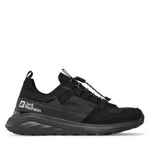 Sneakersy Jack Wolfskin Dromoventure Athletic Low M 4057011 Czarny - Sneakersy męskie - miniaturka - grafika 1
