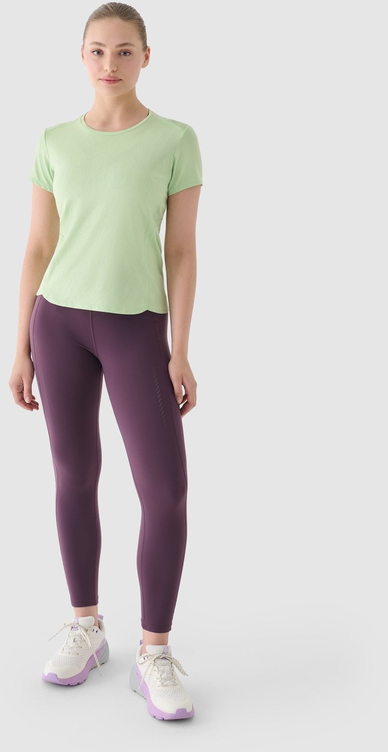 LEGGINSY DAMSKIE DO BIEGANIA RUNNING 4F SPORTOWE NA SIŁOWNIĘ r S