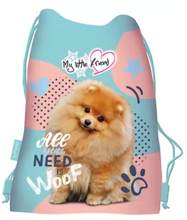 Worek na obuwie My Little Friend Fluffy Dog - Worki na buty - miniaturka - grafika 1