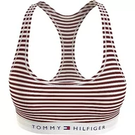 Biustonosze - Tommy Hilfiger Biustonosze damskie bez podszewki z nadrukiem bralette, Mini Sekwoja Ithaca, L - miniaturka - grafika 1