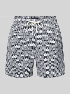 Spodenki kąpielowe o kroju regular fit z tunelem - Kąpielówki męskie - miniaturka - grafika 1