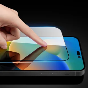 Dux Ducis 10D Tempered Glass wytrzymałe szkło hartowane 9H na cały ekran z ramką iPhone 14 Pro czarny (case friendly) - Szkła hartowane na telefon - miniaturka - grafika 9