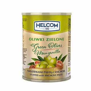 Helcom Oliwki zielone nadziewane anchois 300ml - Pasztet i przetwory mięsne - miniaturka - grafika 1