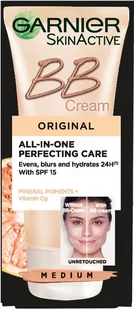 Garnier SkinActive BB Cream Perfecting Care All-In-1 Medium - Kremy do twarzy - miniaturka - grafika 3