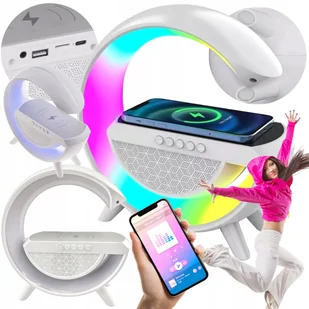 GŁOŚNIK BLUETOOTH BEZPRZEWODOWY PRZENOŚNY MOBILNY PODŚWIETLENIE RGB XXL - Głośniki przenośne - miniaturka - grafika 1