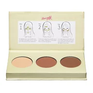 Bronzery i konturowanie twarzy - Barry M Barry M Flawless Contour Kit Chisel Cheeks 2,5 g Puder Light Medium - miniaturka - grafika 1