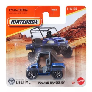 Matchbox: Mały pojazd Polaris Ranger EV - Samochody i pojazdy dla dzieci - miniaturka - grafika 1