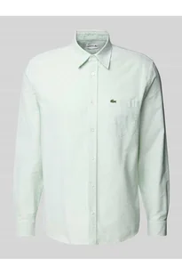 Koszula casualowa o kroju regular fit z naszywką z logo - Lacoste - Koszule męskie - miniaturka - grafika 1