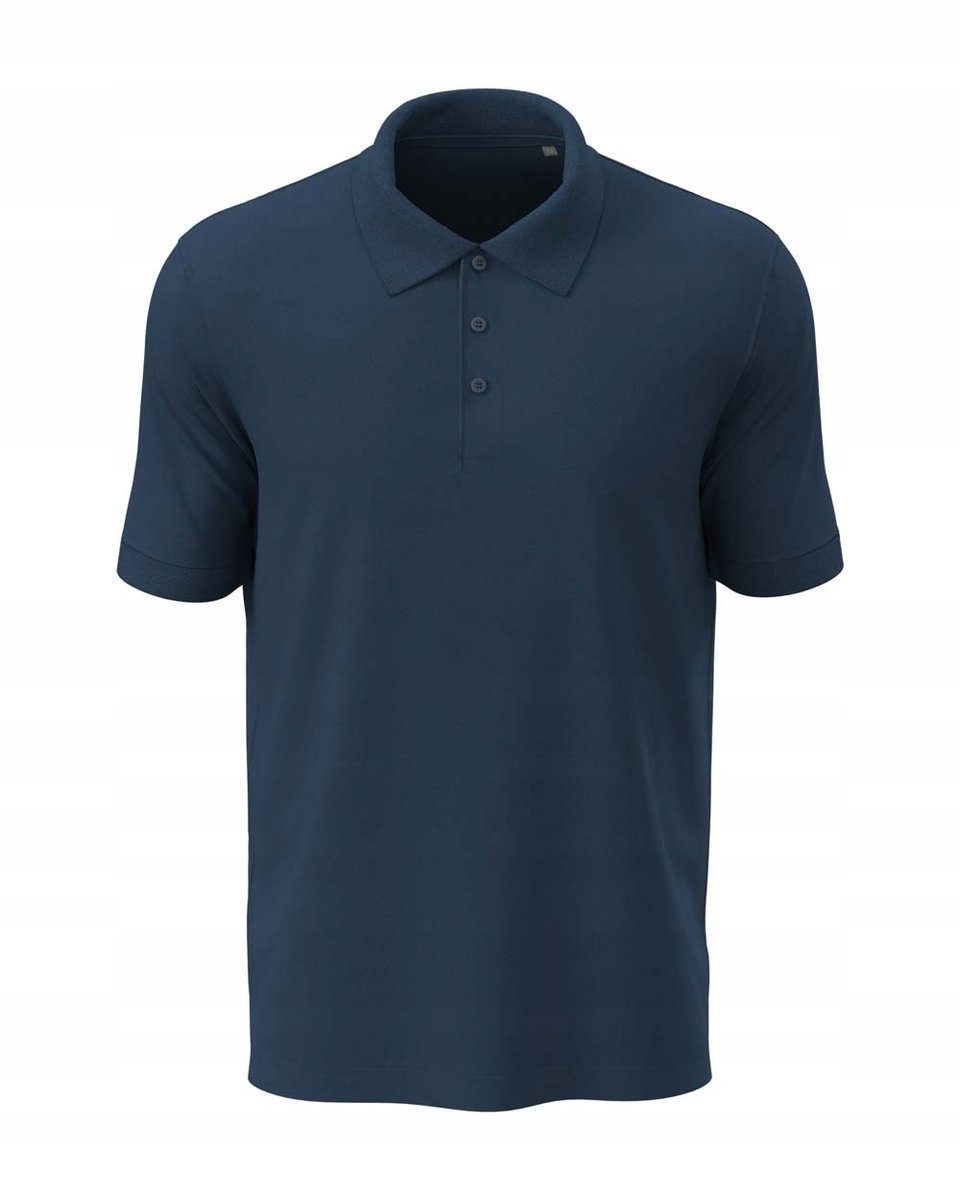 Koszulka męska polo T-shirt bawełniany Polówka Stedman ST9060 Navy Blue L