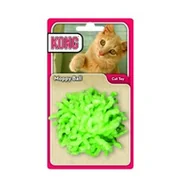 Zabawki dla kotów - KONG Active Moppy Ball - cicha piłka mop dla kota, z grzechotką - miniaturka - grafika 1