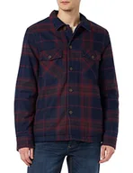 Kurtki męskie - MUSTANG Męska kurtka Daniel CH-JK, Indigo Twill Check 12347, XXL - miniaturka - grafika 1