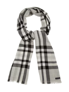 Szal w szkocką kratę - Apaszki i szaliki damskie - miniaturka - grafika 1