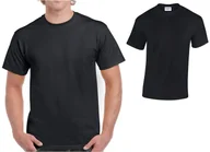 Koszulki męskie - T-shirt koszulka Męska BAWEŁNA HEAVY Gildan 5000 CZARNA L - miniaturka - grafika 1