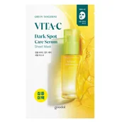 Maseczki do twarzy - Goodal Green Tangerine Vita C Dark Spot Care Serum Sheet Mask, 5 sztuk - miniaturka - grafika 1