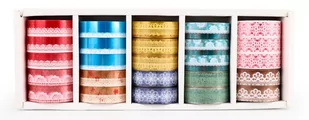 Taśma ozdobna klejąca, Washi Tape Pet Narcissus 1 szt - Scrapbooking - miniaturka - grafika 1