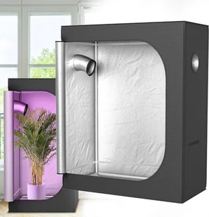 YUENFONG Namiot do uprawy roślin Namiot do uprawy roślin Szklarnia Szafka do uprawy roślin w domu Namiot do uprawy roślin w ogrodzie Szafka do uprawy warzyw i ziół (120x60x150cm) - Szklarnie ogrodowe - miniaturka - grafika 1