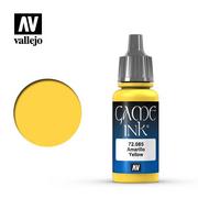 Akcesoria do gier planszowych - Vallejo Farbka Game Color Ink Yellow 17ml 72.085 - miniaturka - grafika 1