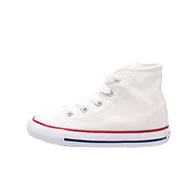 Buty dla chłopców - Converse Chłopięce unisex Baby Chuck Taylor All Star Wysokie trampki dziecięce, White Optical White - 20 EU - miniaturka - grafika 1