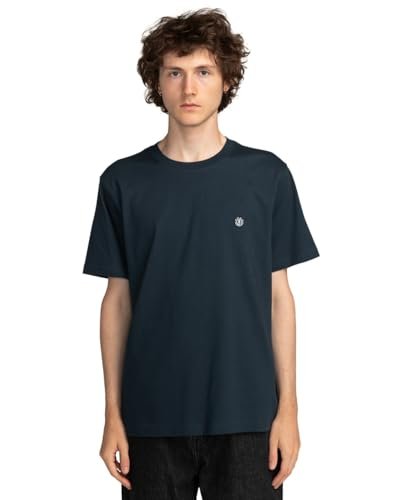 Element Dzianinowy top z krótkim rękawem Crail SS męski niebieski XL