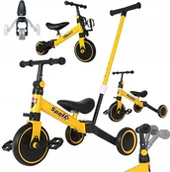 Rowerki biegowe - Rowerek Biegowy Wielofunkcyjny z prowadnikiem 4w1 jeździk Dwu/Trójkołowy - miniaturka - grafika 1